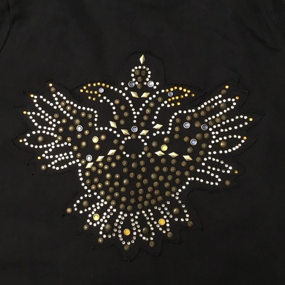 Free People Oversized Crop Studded Hoodie XS - Picture 7 of 15